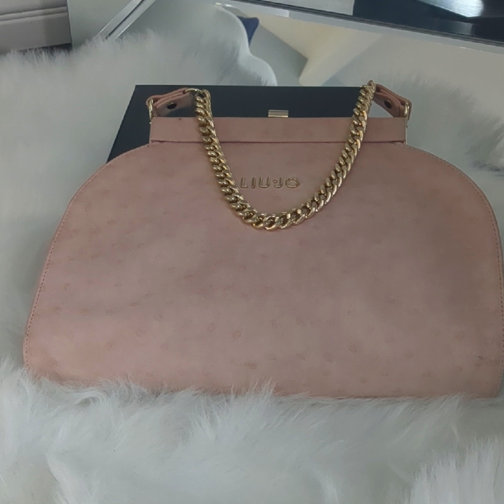 Liu Jo Pink Leather Handbag